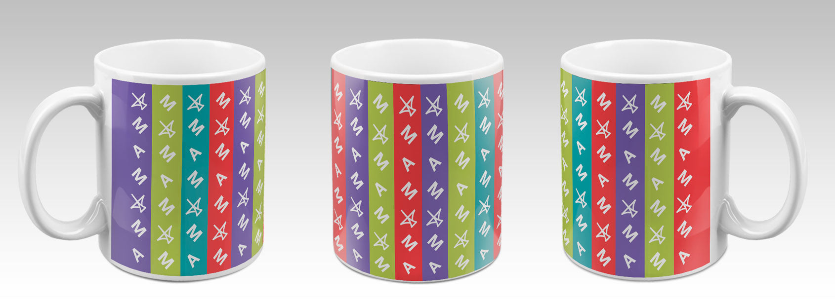 Wings and Letter Mug (White)