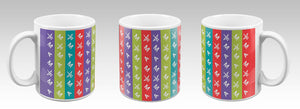 Wings and Letter Mug (White)