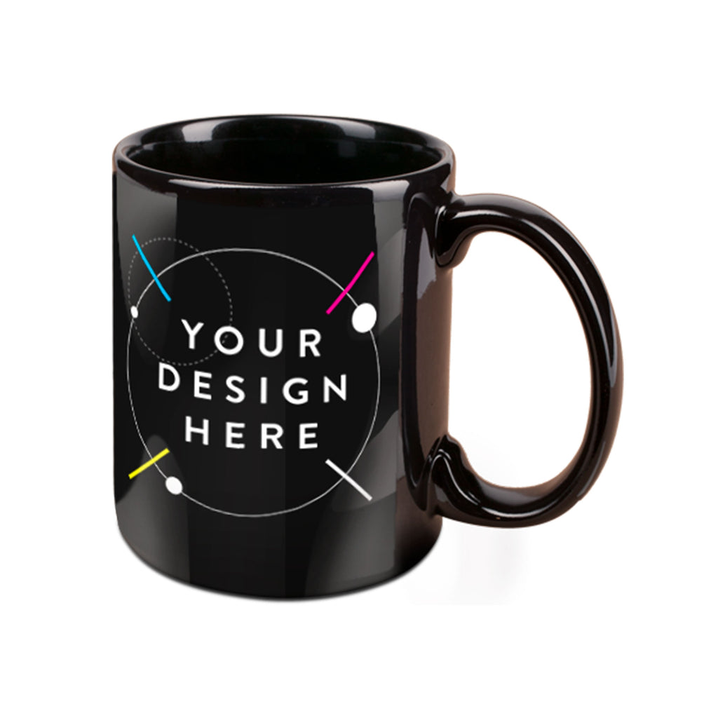 Custom 11 oz. Black Mug