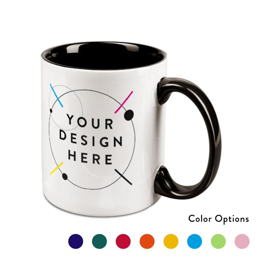 Custom 11 oz. Deco and Handle Mug