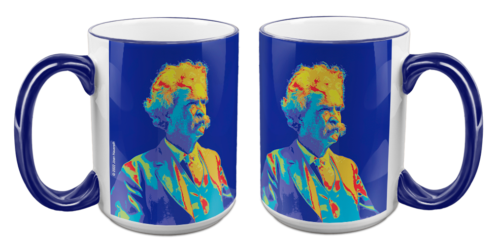 Mark Twain Posterized Mug 15oz