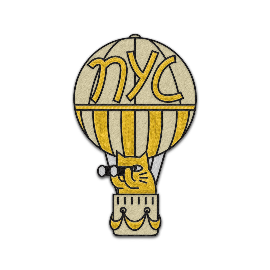 Cat in a Balloon Patch Packaged