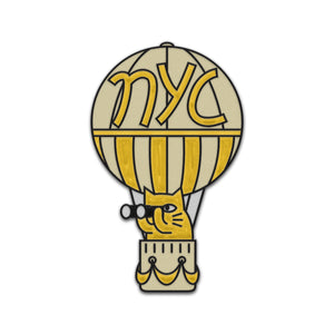 Cat in a Balloon Patch Packaged