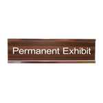 Permanent Exhibit Desk Plate (Loose)