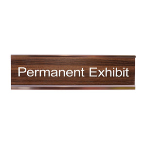 Permanent Exhibit Desk Plate (Loose)