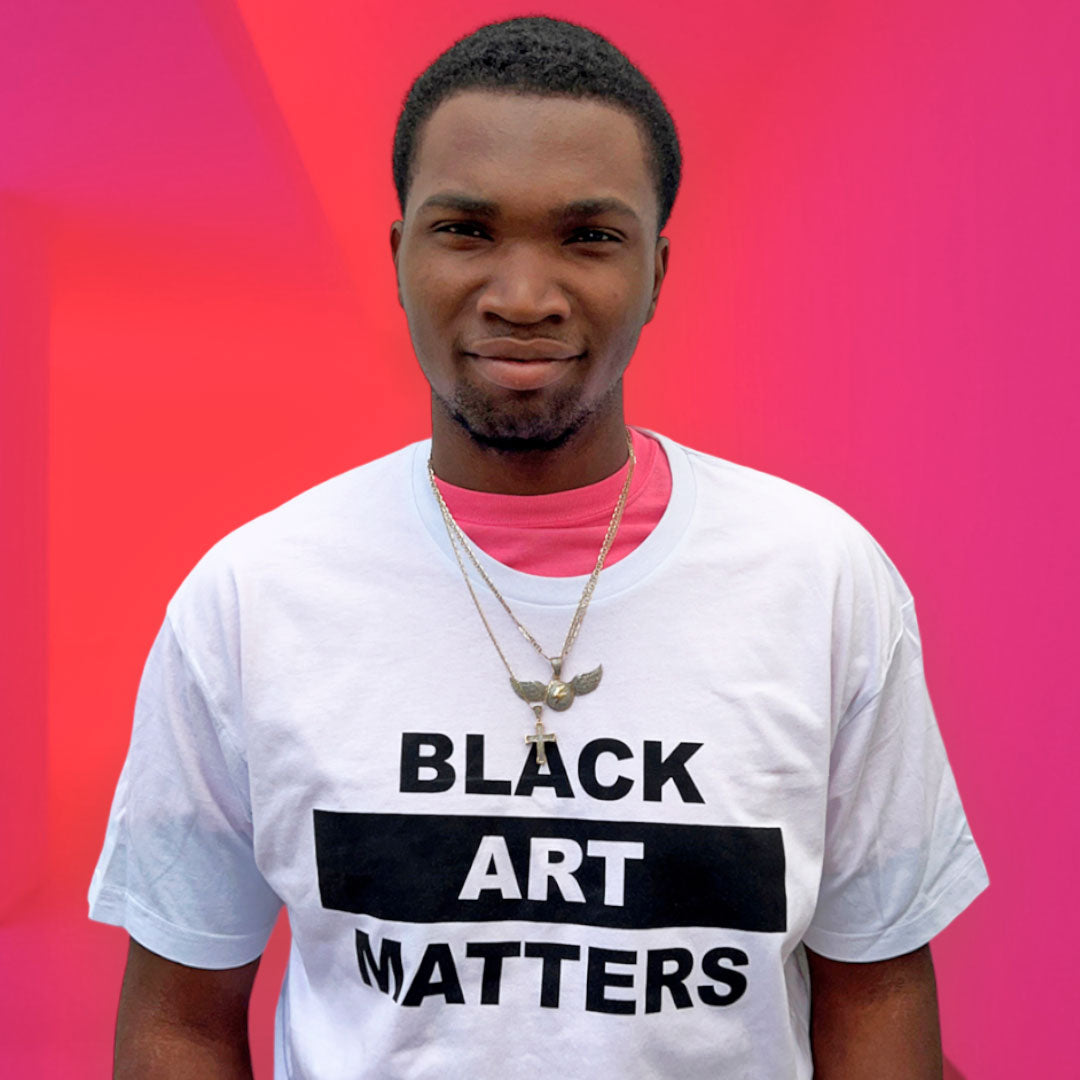Willie Cole Black Art Matters White T-Shirt