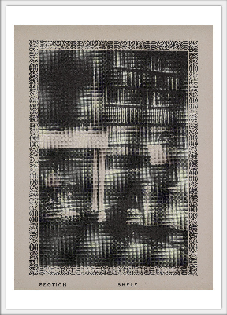 George Eastmans Bookplate 4x6 Postcard