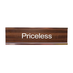 Priceless Desk Plate