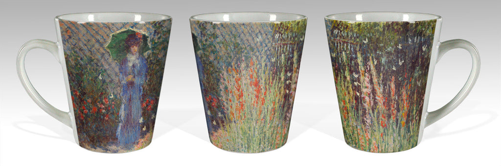 Monet Rounded Flower Bed Latte Mug