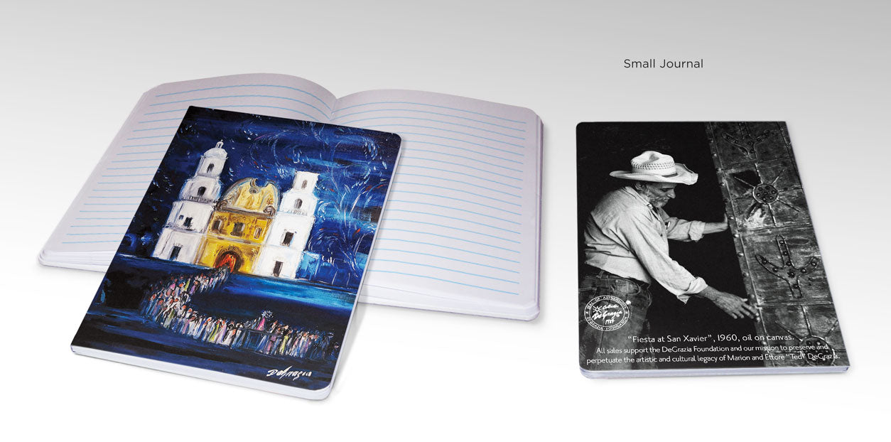 Fiesta at San Xavier Journal Small 4x5.5 Blank pages