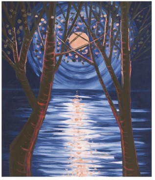 Big Moon Craven 5x7 Greeting Card
