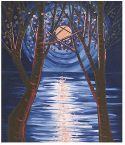 Big Moon Craven 5x7 Greeting Card
