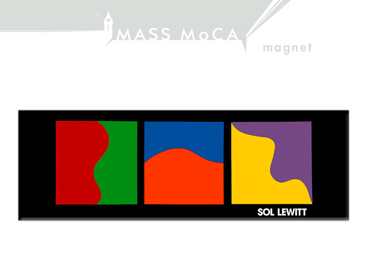 Lewitt 3 Squares 4.5x1.5 Magnet (Packaged)