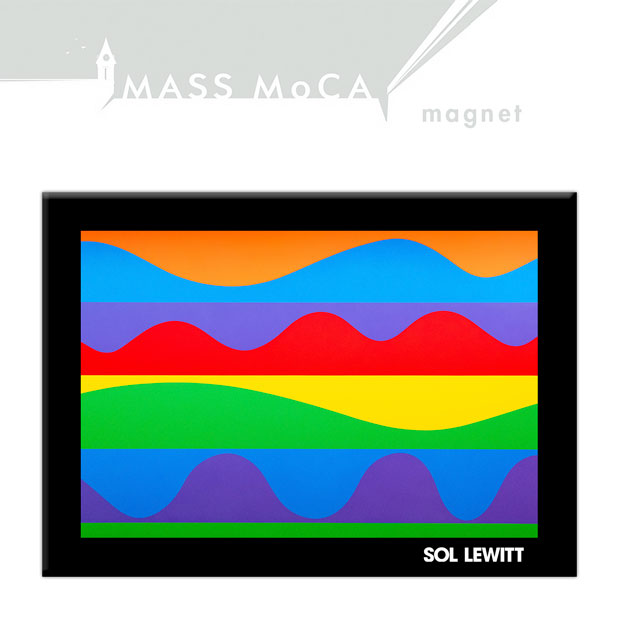 Lewitt Color Waves 2.5 x 3.5 Magnet (Packaged)