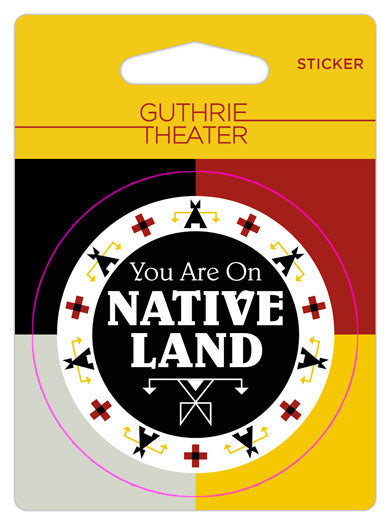 YAONL You Are on Native Land Sticker