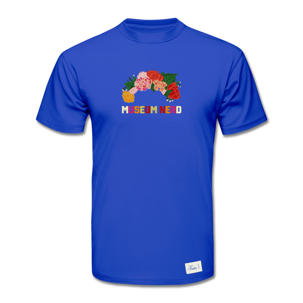 Museum Nerd Frida Royal Blue T-Shirt with Sewn-On Label