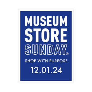 Museum Store Sunday Window Cling