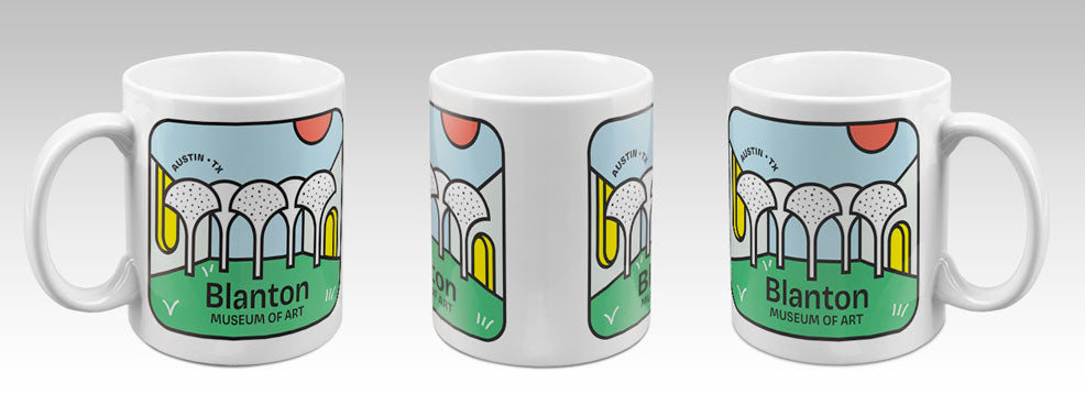 Blanton Museum of Art Petals Scene Mug