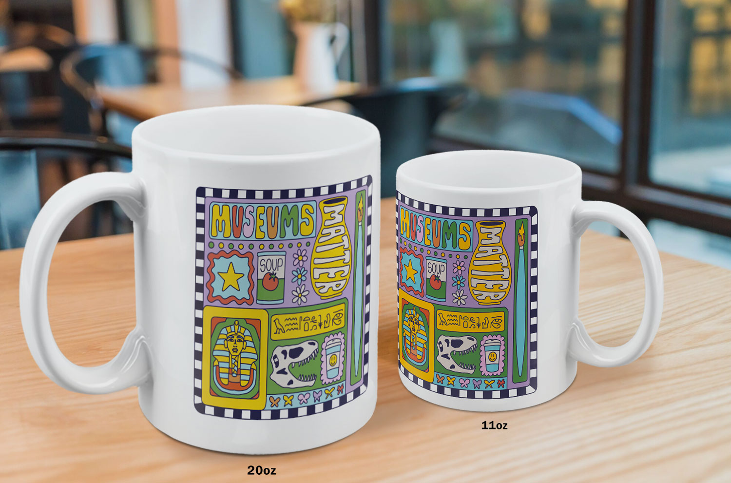 Museums Matter Illustration Mug