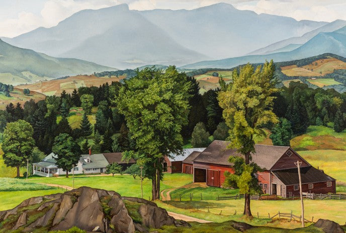 Vermont Farm 11x14 Matted Print