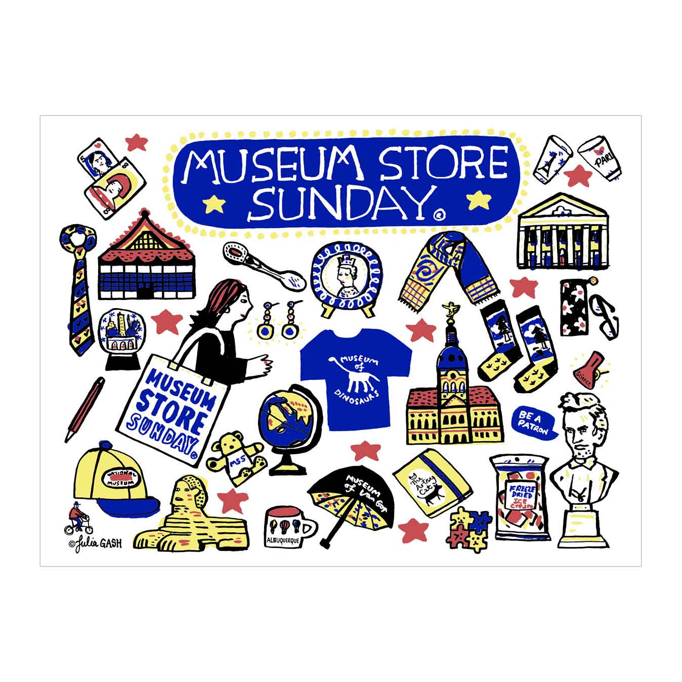 Julia Gash - Museum Store Sunday 11x14 Poster