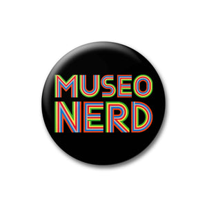 Museo Nerd Black Button
