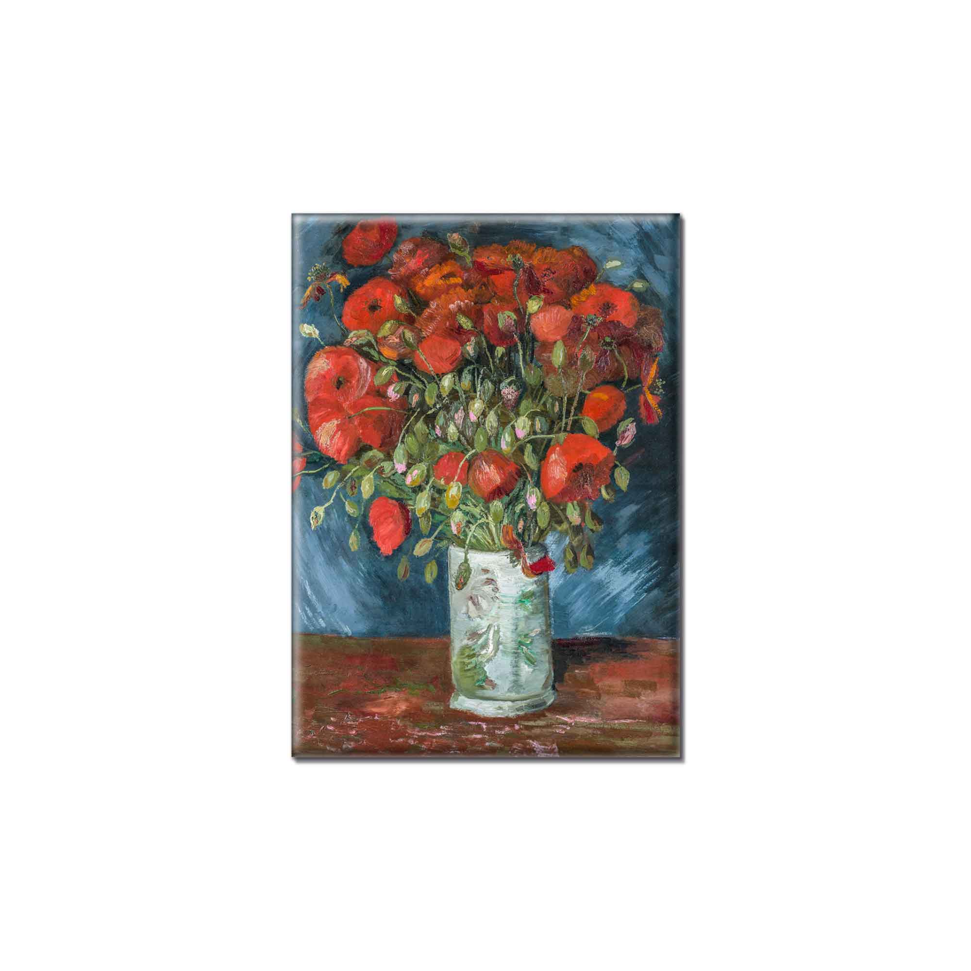van Gogh - Vase with Poppies Magnet