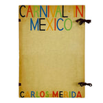 Carlos Mérida - Two men in costume and wearing masks from Huixquilucan Lithograph