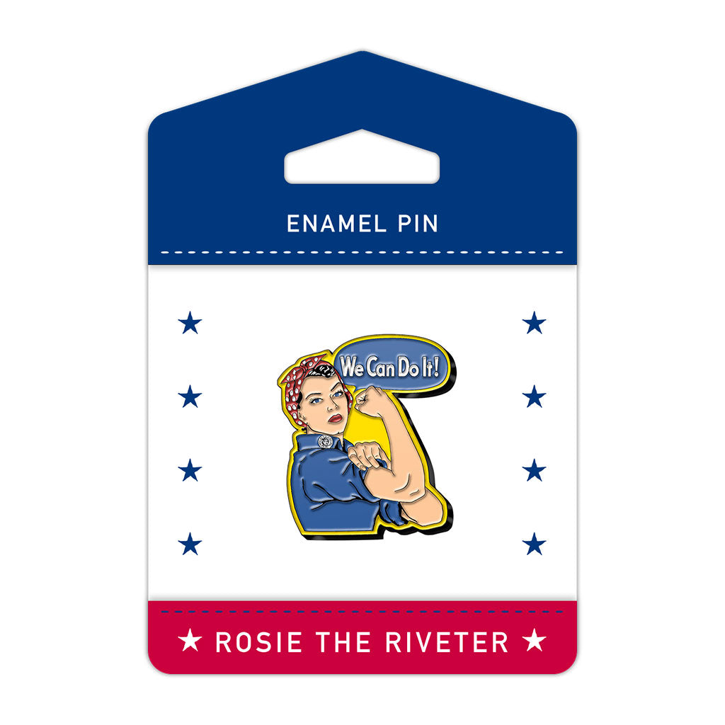 Rosie the Riveter Enamel Pin – Museum Nerd