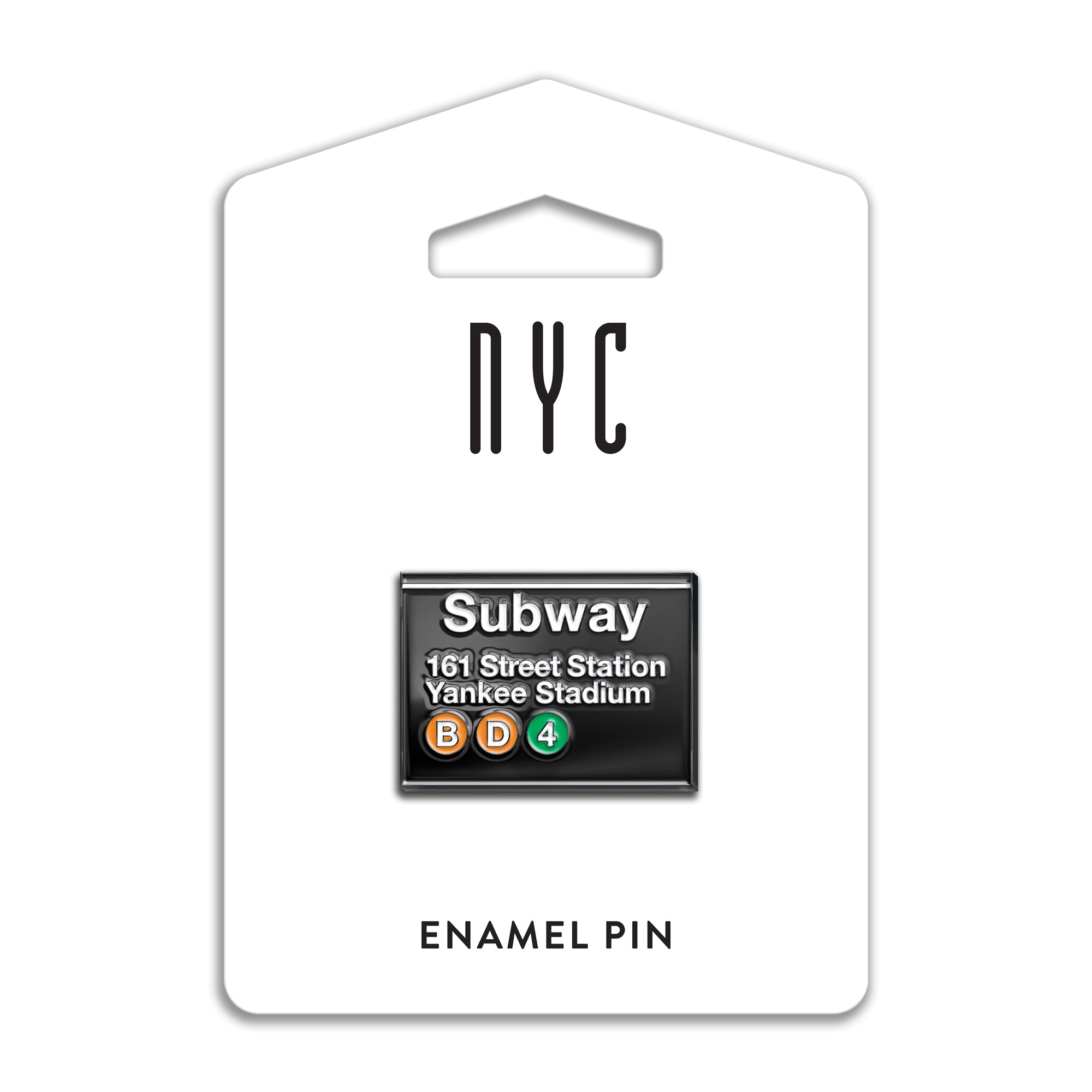 Yankee Stadium Subway Sign Enamel Pin