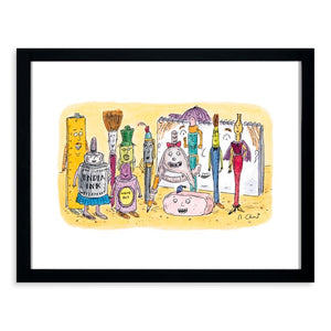 Chast - Artist's Equipment Comes to Life 11x14 Framed Print