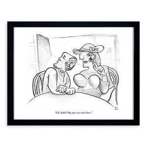 Noth - Uh, hello? My eyes are over here 11x14 Framed Print