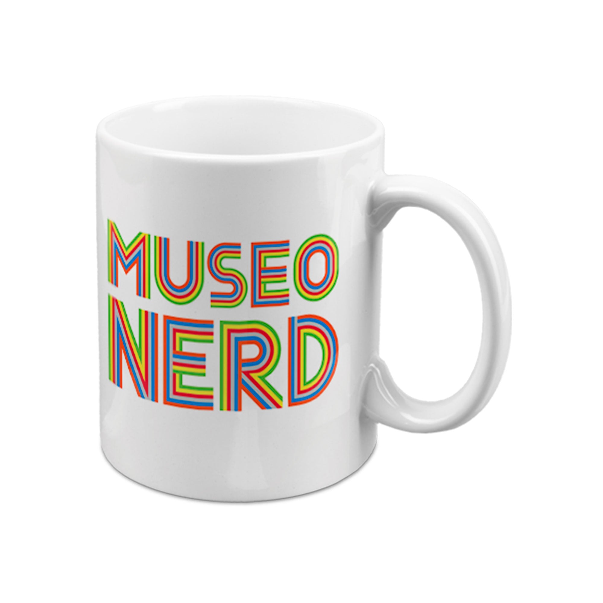 Museo Nerd White Mug