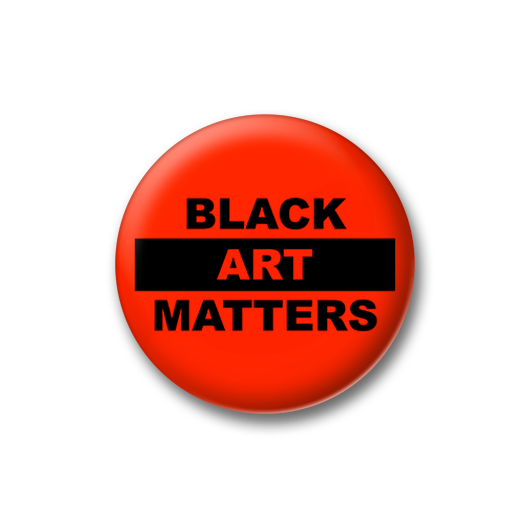 Willie Cole Black Art Matters Red Button
