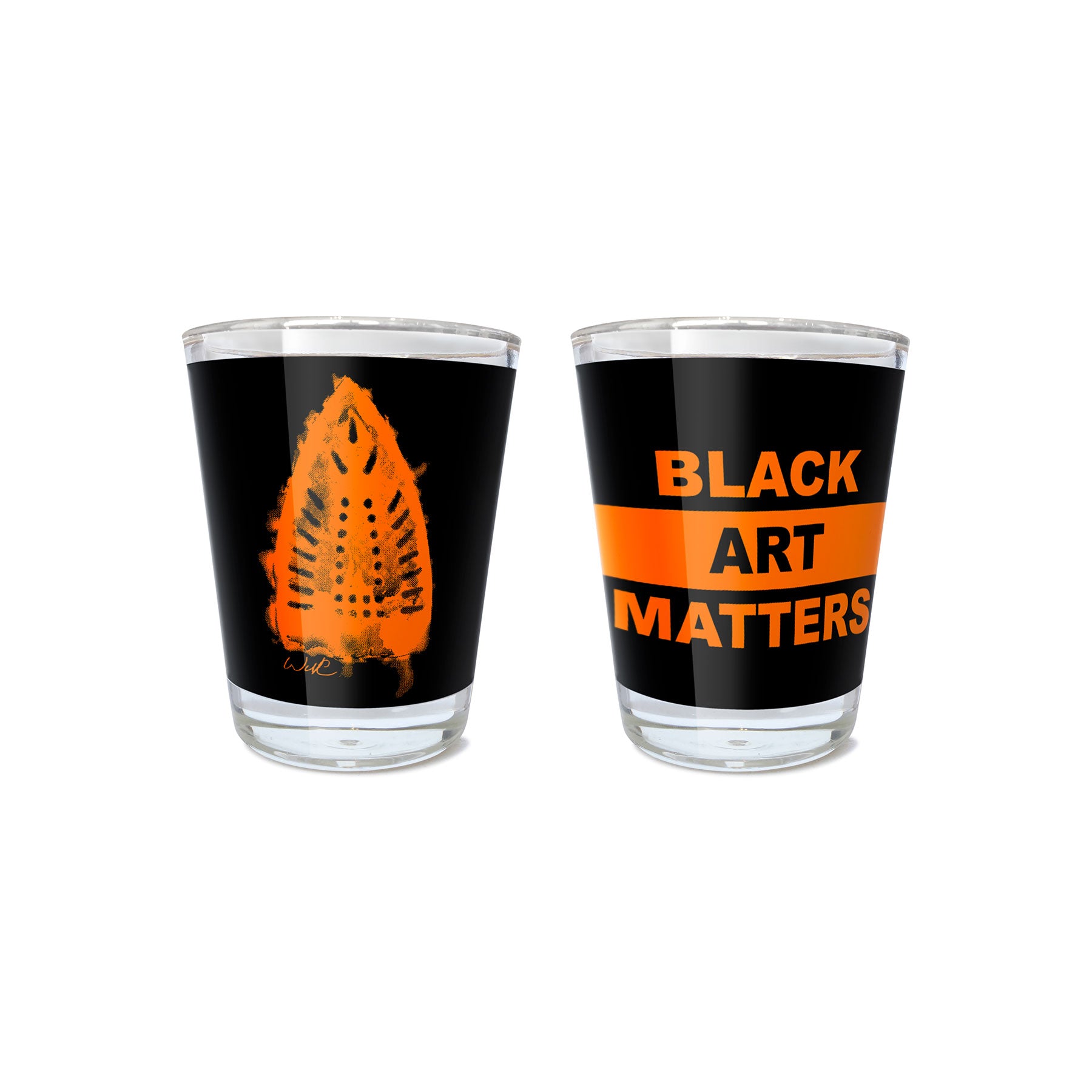 Willie Cole Black Art Matters Shot Glass