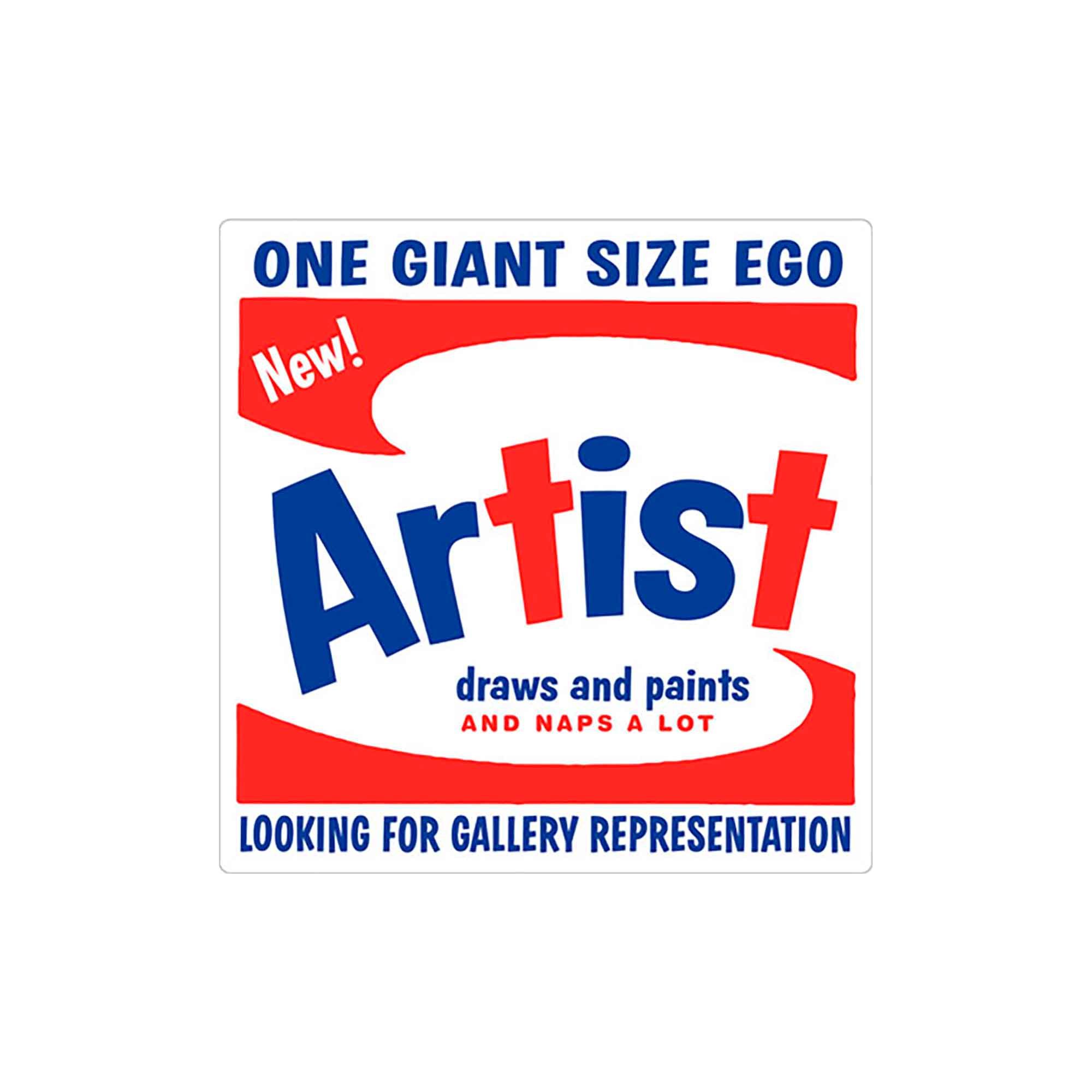 Artist Ego Sticker