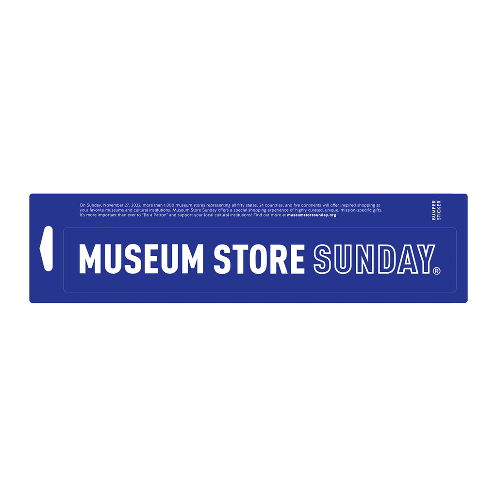 Museum Store Sunday Bumper Sticker