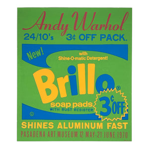 Andy Warhol - Brillo Silk Screened Poster